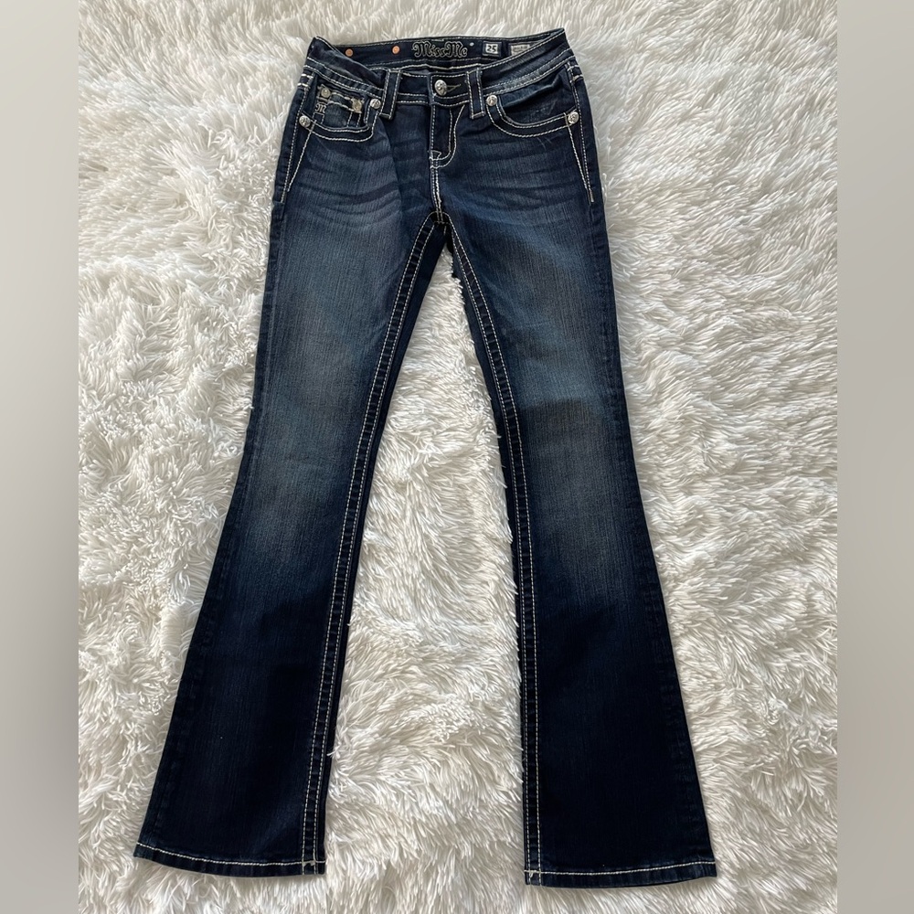 Miss Me Indigo Flare Jeans